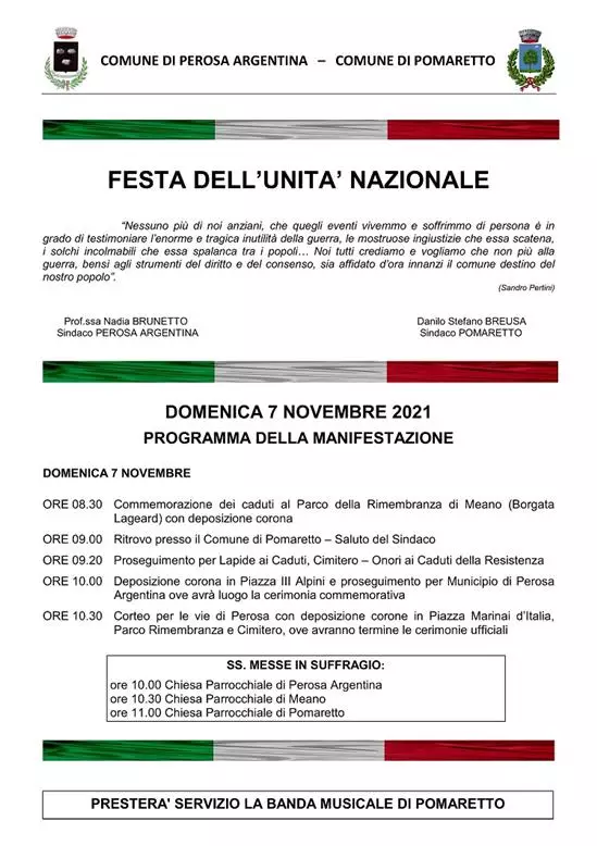 festa unità nazionale