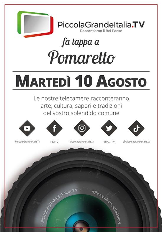 PICCOLA GRANDE ITALIA TV FA TAPPA A POMARETTO