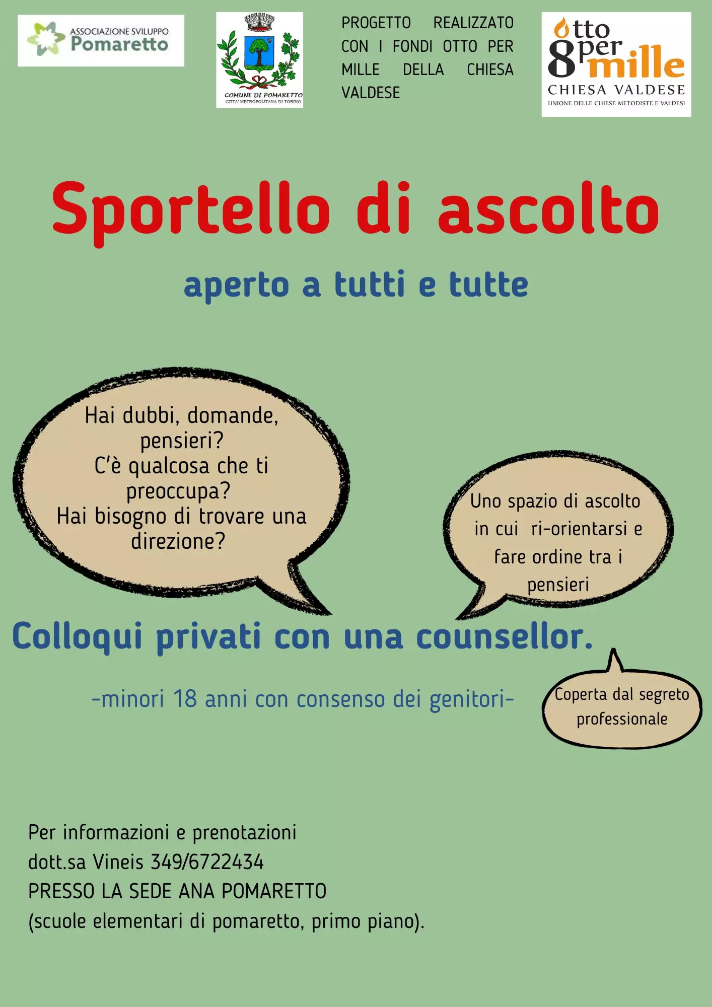 sportello ascolto