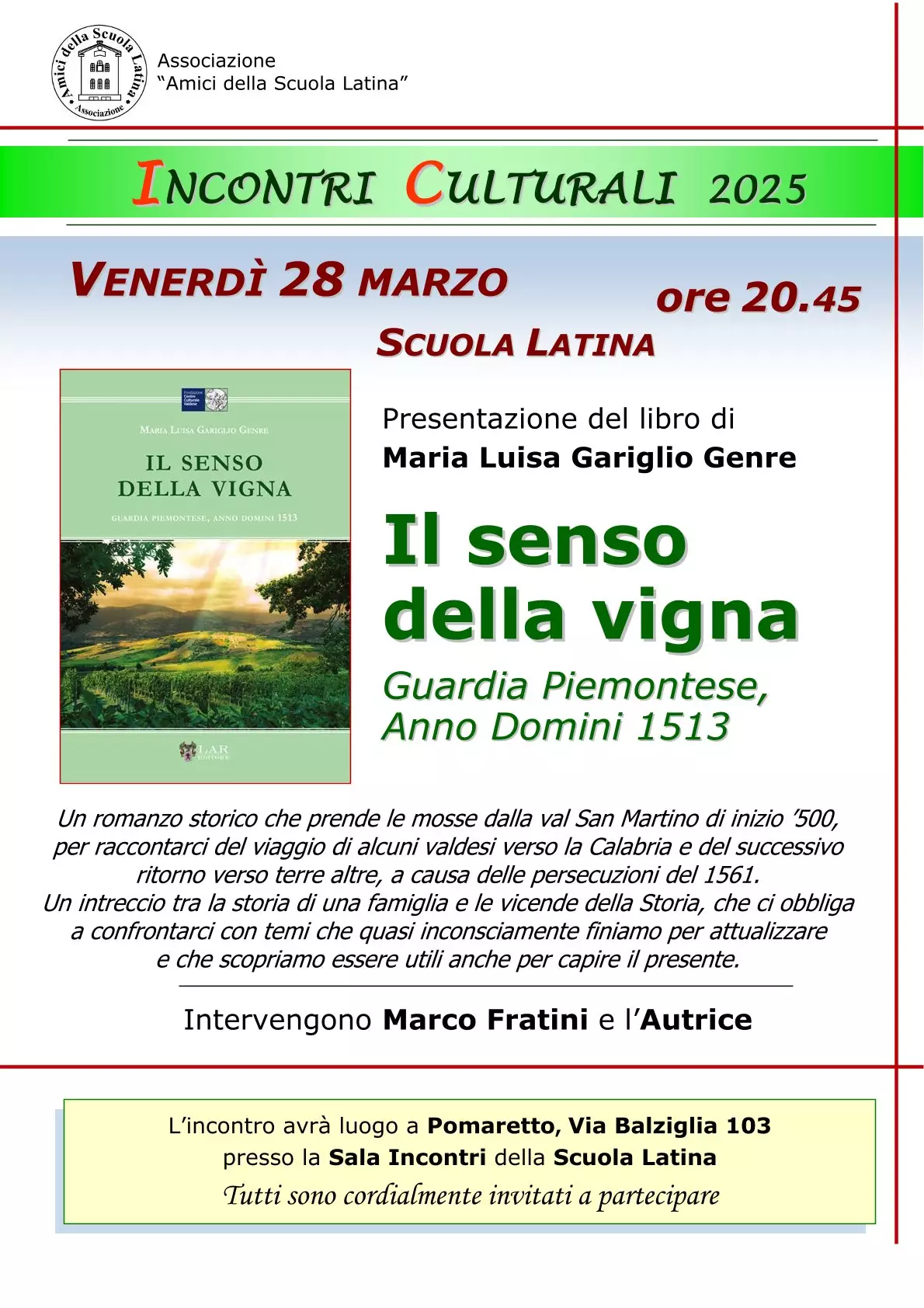 presentazione libro