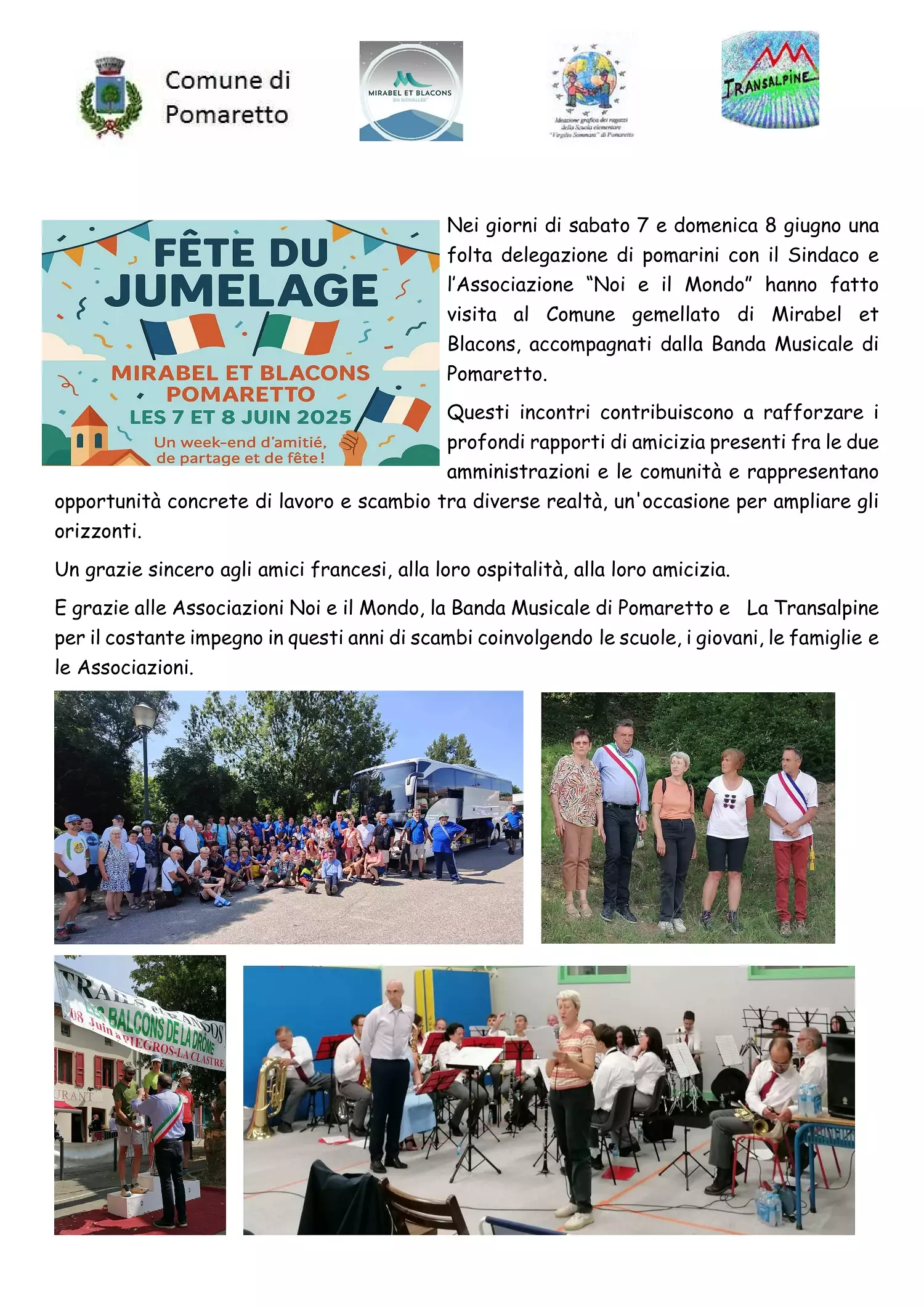 festa del gemellaggio