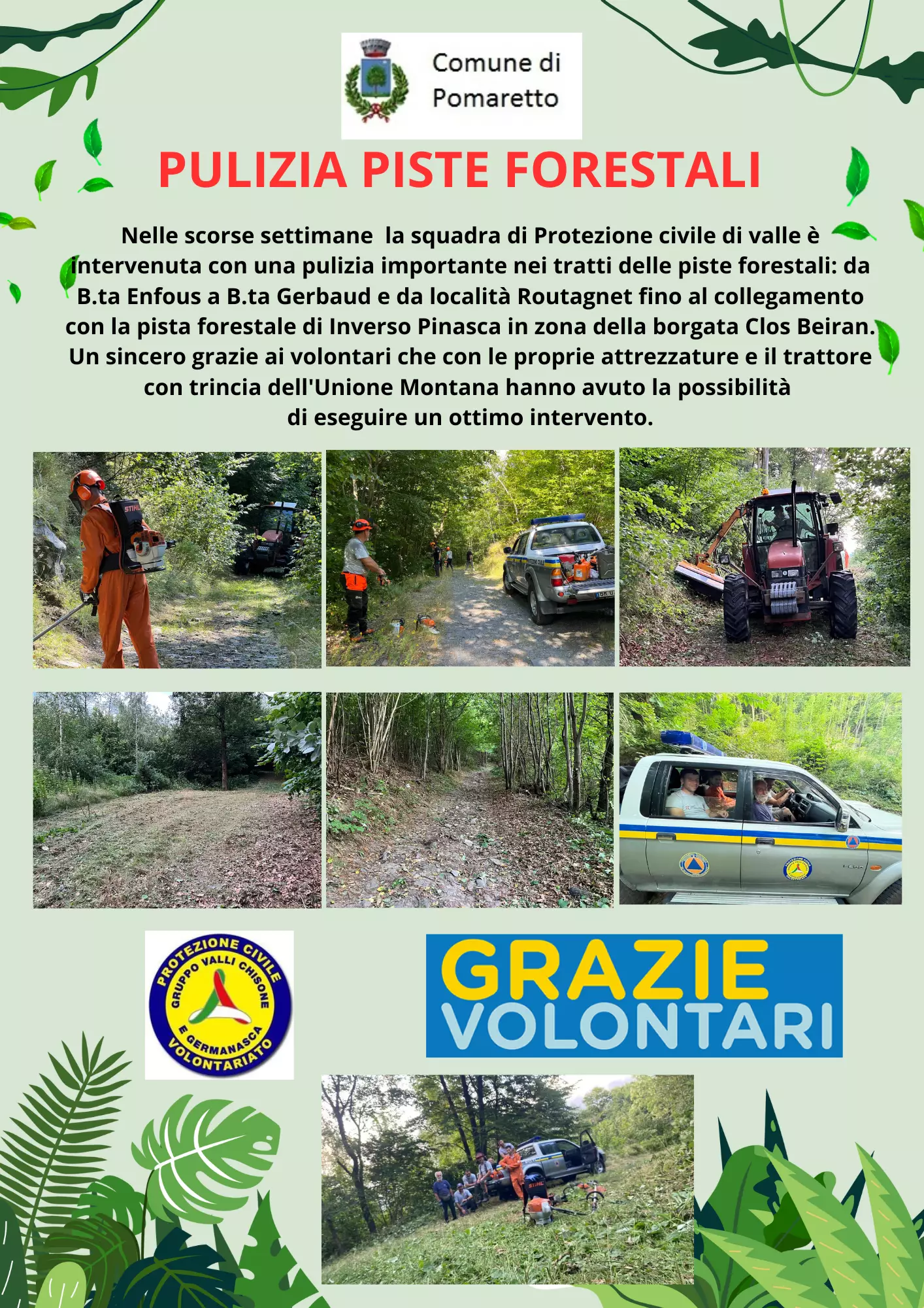 pulizia piste