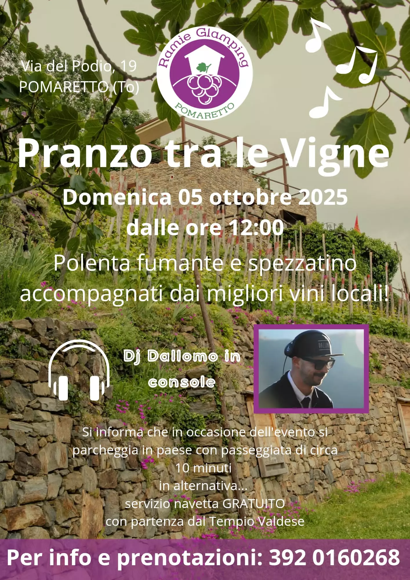 pranzo tra le vigne
