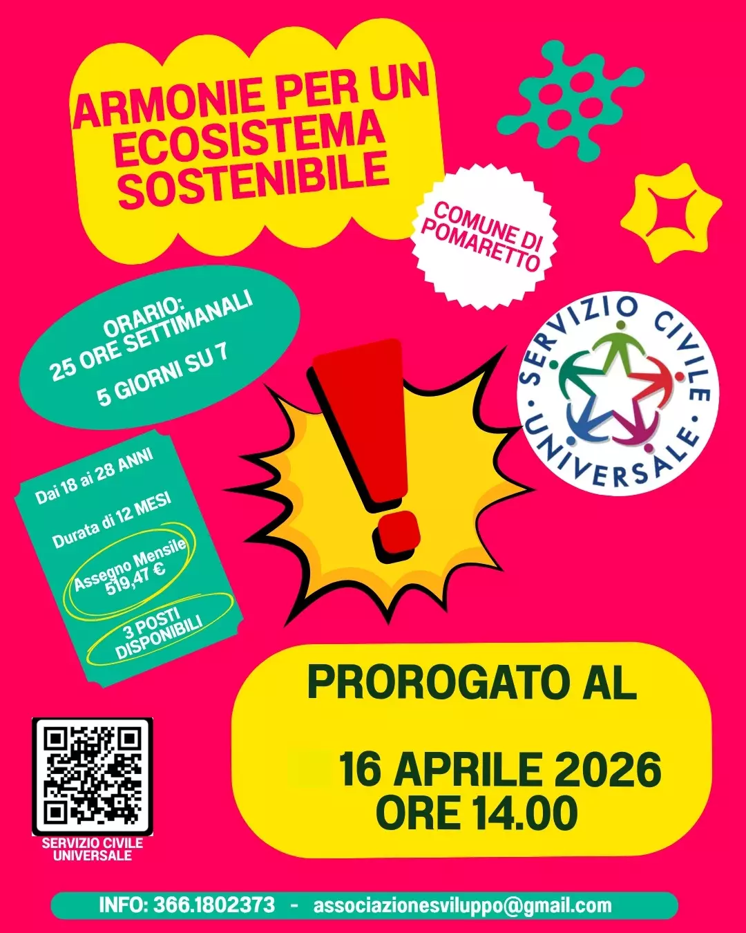 servizio civile PROROGA