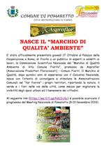 comunicato stampa marchio qualità