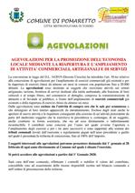 agevolazioni promozione economia loocale