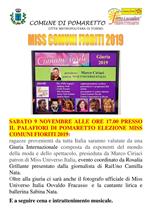 ELEZIONE MISS COMUNI FIORITI