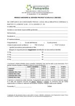 servizio pre post scuola