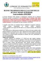 buono trasporto alunni
