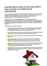 AGEVOLAZIONI FISCALI