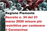 Decreto 34 regione piemonte