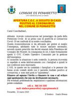 apertura coc caso positivo coronavirus