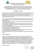 MISURE CONTRASTO CORONAVIRUS