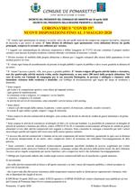 coronavirus disposizioni fino al 3 maggio