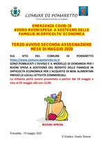 buoni spesa terzo avviso
