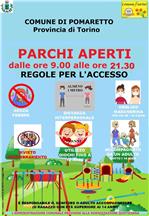 riapertura parco giochi