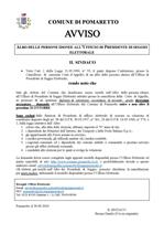 aggiornamento albo presidenti di seggio