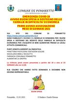 AVVISO BUONI SPESA PRIMO