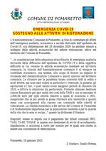 sostegno ristorazione