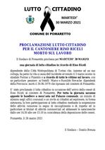 LUTTO CITTADINO