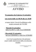 AVVISO ASFALTATURA 