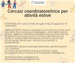 CERCASI COORDINATORE