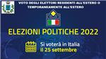 ELEZIONI POLITICHE VOTO ESTERO
