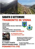 Tramonto in vigna